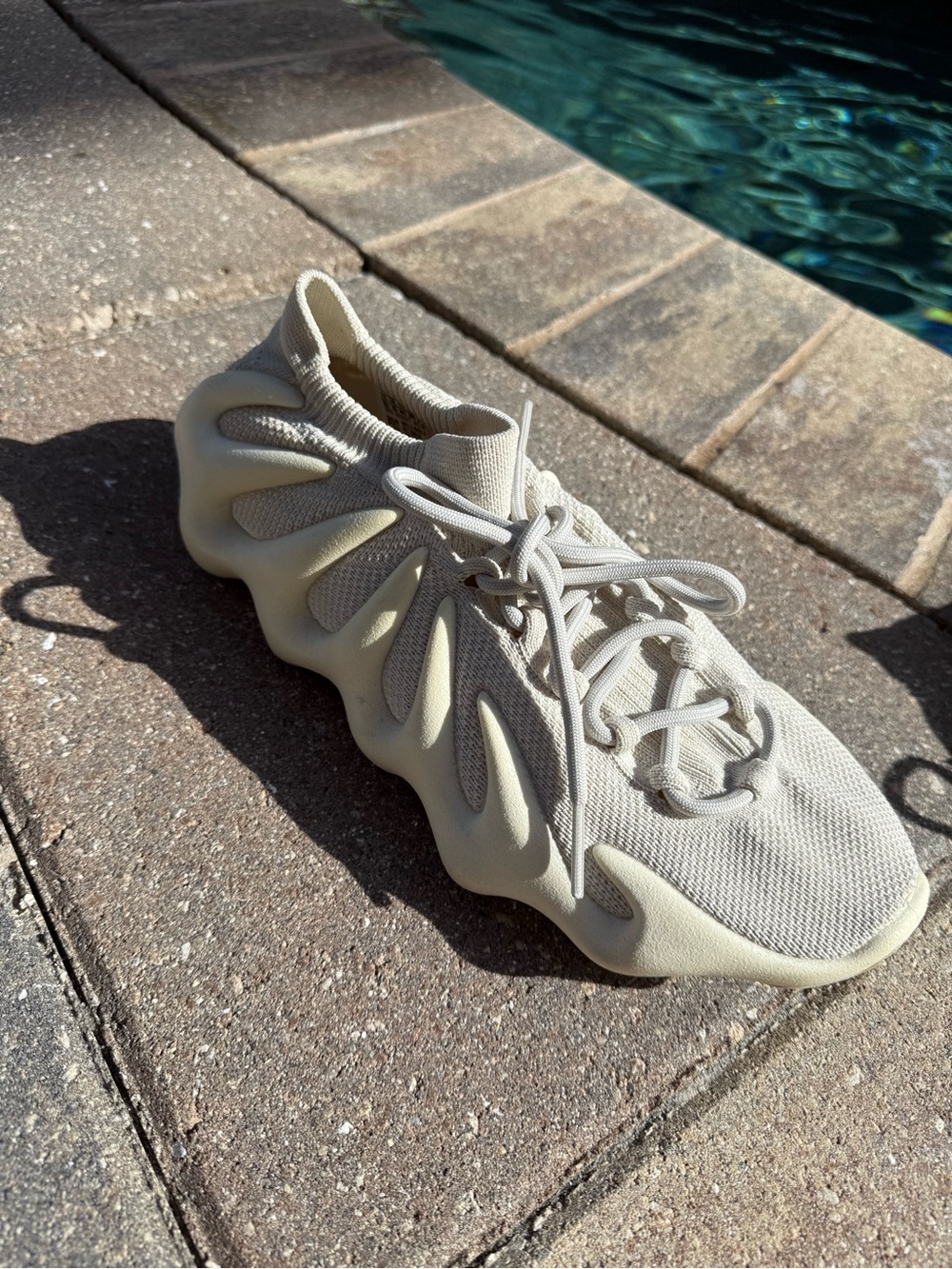 Adidas Yeezy Boost 450 Cloud White Mens Athletic Shoes - Picture 5 of 8